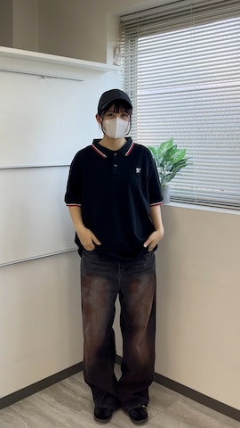 「アイテム（ポロシャツ）」を使った、DEVICEさん（レディース・162cm）の夏コーディネート