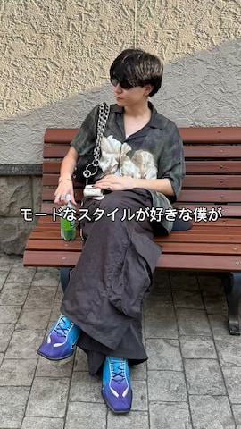「アイテム（ステンカラーコート）」を使った、kskさん（メンズ・170cm）の秋コーディネート