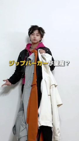 ALMOSTBLACKのアイテムを使った TAKATOさんのファッション動画