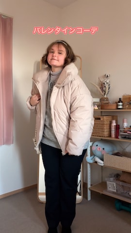 earth music&ecologyのブルゾンを使ったアナスタシーアさんのファッション動画