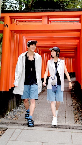 アクセサリーを使ったドラエモさんのファッション動画