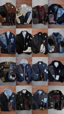 「アイテム（手袋）」を使った、YUKIさん（メンズ・175cm）の秋コーディネート