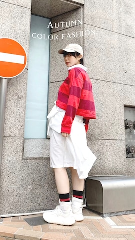 Mayreeのパンツを使った光永さんのファッション動画