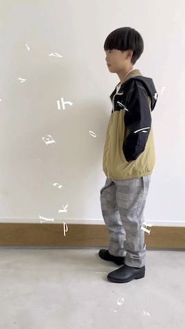 「アイテム（マウンテンパーカー）」を使った、ayatakeさん（キッズ・130cm）の秋コーディネート