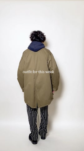 「BEAMS（ビームス）のアイテム（サンダル）」を使った、ffflea👾さん（メンズ・178cm）の冬コーディネート