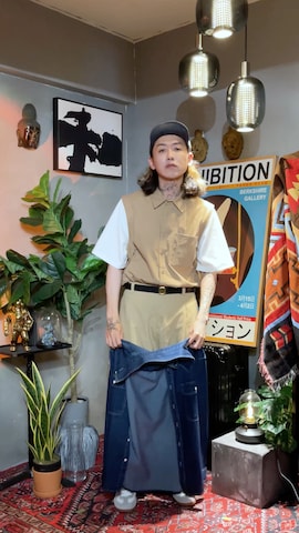 KANGOLのハットを使ったffflea👾さんのファッション動画