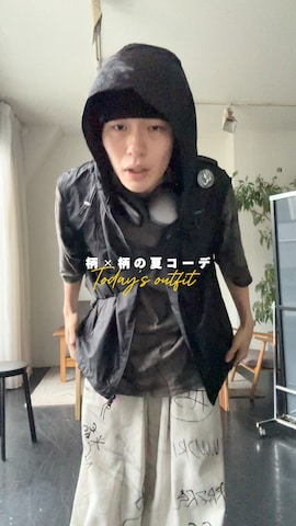 「codegraphy（コードグラフィー）のアイテム（トップス）」を使った、くま🧸さん（メンズ・174cm・20代）の夏コーディネート