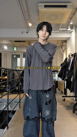 CAMPERのアイテムを使ったくま🧸さんのファッション動画