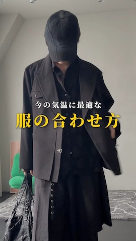 「HARE（ハレ）のアイテム（キャップ）」を使った、くま🧸さん（メンズ・174cm）の春コーディネート