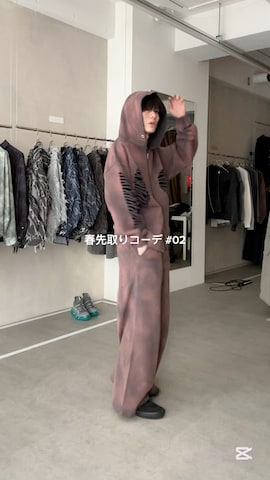 CASPER JOHNのローファーを使ったくま🧸さんのファッション動画