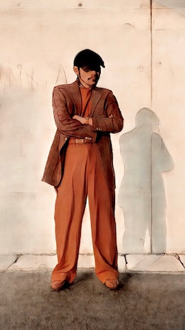 「UNIQLO（ユニクロ）のエアリズムコットンオーバーサイズTシャツ（5分袖）（Tシャツ/カットソー）」を使った、koppaさん（メンズ・169cm・50代）の秋コーディネート