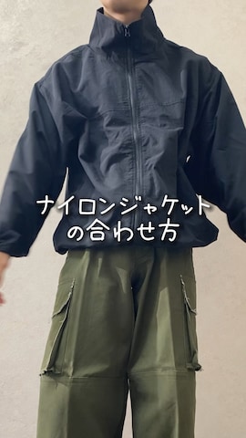「アイテム（ナイロンジャケット）」を使った、Takiさん（メンズ・169cm・20代）の春コーディネート