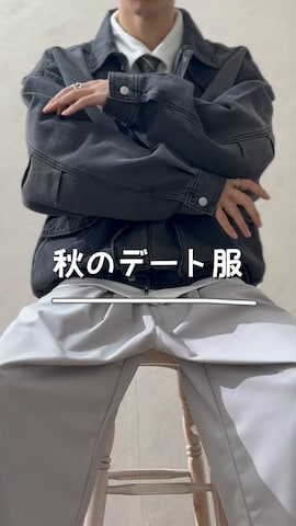 「アイテム（ネクタイ）」を使った、Takiさん（メンズ・169cm・20代）の秋コーディネート