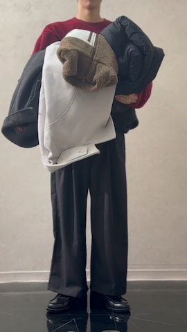 「アイテム（チェスターコート）」を使った、Takiさん（メンズ・169cm・20代）の秋コーディネート