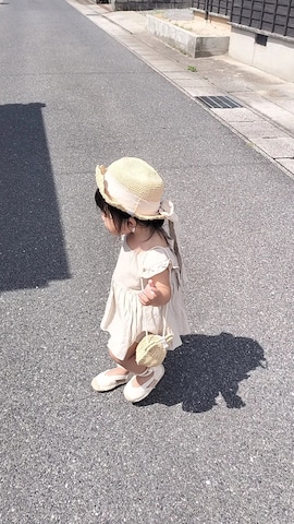 かごバッグを使ったkana♡さんのファッション動画