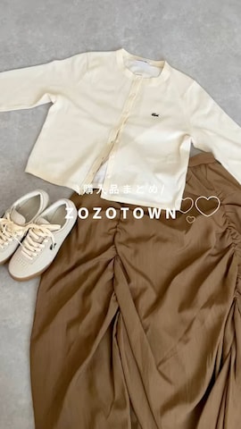 LACOSTEのアイテムを使ったあいりさんのファッション動画