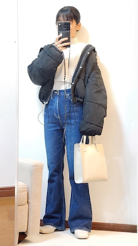 INGNIのダウンジャケット/コートを使った文さんのファッション動画