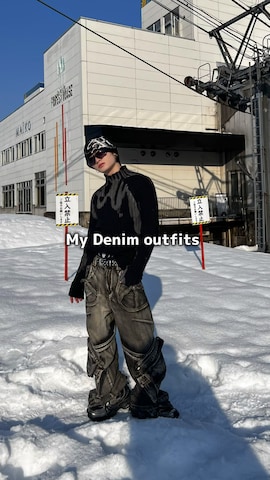 AJOBYAJOのトップスを使った3zikxさんのファッション動画