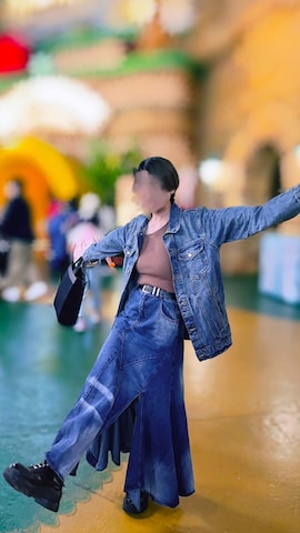 「アイテム（デニムスカート）」を使った、sumiさん（メンズ・162cm）の夏コーディネート