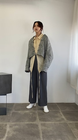 「ジャガード」｜「アイテム（その他アウター）」を使った、KBF OFFICIAL ACCOUNTさん（レディース・165cm）の夏コーディネート