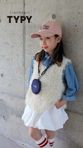 「アイテム（キャップ）」を使った、cononᐝさん（キッズ・121cm）の冬コーディネート