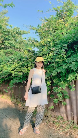コミネ🌸さん（骨格ストレート・レディース・156cm・50代）の夏コーディネート