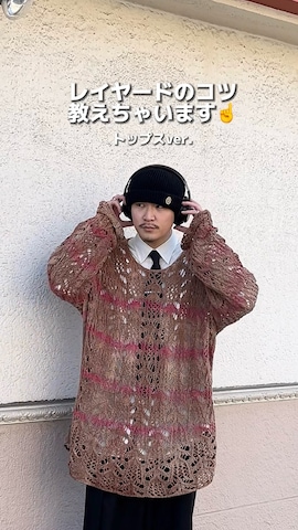 ウォレットチェーンを使ったTakeru.さんのファッション動画