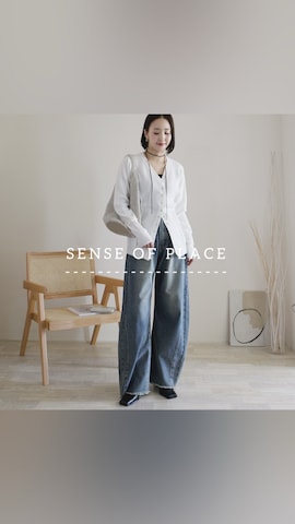 SENSE OF PLACE by URBAN RESEARCHのカーディガン/ボレロを使った陽さんのファッション動画