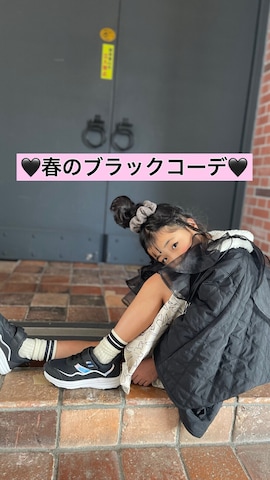 「SHOO・LA・RUE（シューラルー）のアイテム」を使った、Neneneさん（キッズ・120cm）の春コーディネート