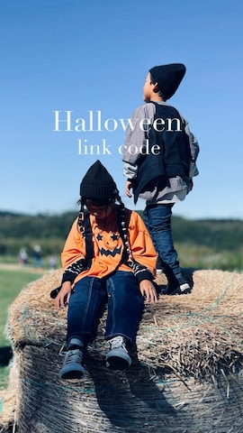 「アイテム（ベスト）」を使った、Neneneさん（キッズ・127cm）の秋コーディネート