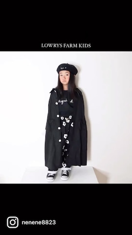 「アイテム（パンプス）」を使った、Neneneさん（キッズ・110cm）の秋コーディネート