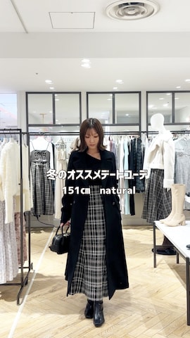 MERCURYDUOのニット/セーターを使ったkaho さんのファッション動画
