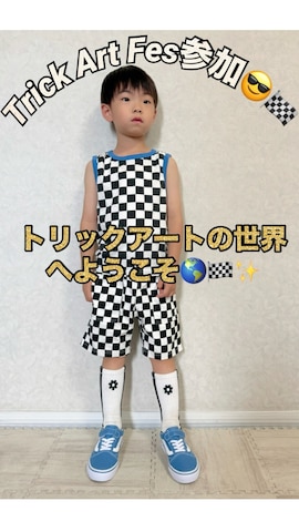 「アイテム（サングラス）」を使った、lenlen23さん（キッズ・110cm）の夏コーディネート