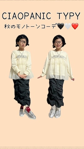 「アイテム（その他ヘアアクセサリー）」を使った、lenlen23さん（キッズ・135cm）の秋コーディネート