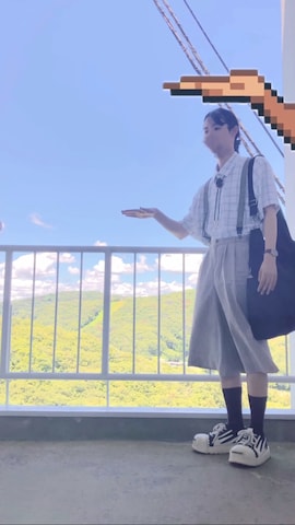 「アイテム（メッセンジャーバッグ）」を使った、朧気ながらなっつさん（メンズ・179cm）の夏コーディネート