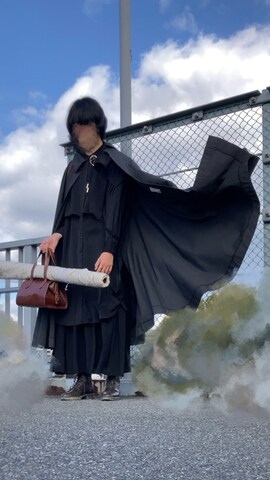 「アイテム（その他アウター）」を使った、朧気ながらなっつさん（メンズ・179cm・10代）の冬コーディネート