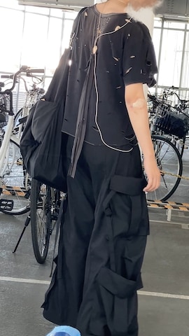 REMAKE ITEMのアイテムを使ったなつき(旧なっつ)さんのファッション動画