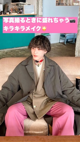「アイテム（メイクアップ）」を使った、じゅんいちさん（メンズ・168cm）の春コーディネート
