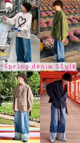 soerteのデニムパンツを使ったじゅんいちさんのファッション動画