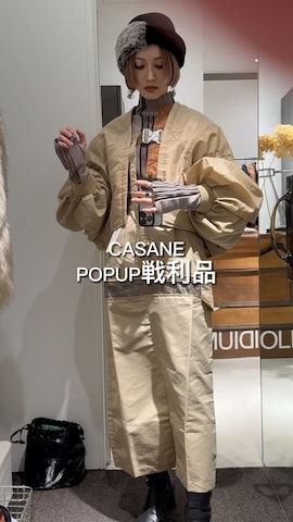 「アイテム（MA-1）」を使った、IMOKOさん（レディース・170cm）の秋コーディネート