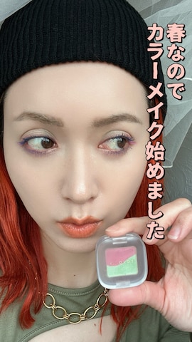 「アイテム（アイライナー）」を使った、IMOKOさん（レディース・170cm）の春コーディネート
