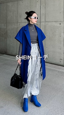 「アイテム（サングラス）」を使った、IMOKOさん（レディース・170cm）の冬コーディネート