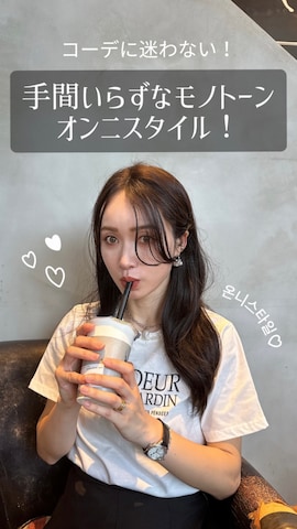 「アイテム（腕時計）」を使った、IMOKOさん（レディース・170cm）の春コーディネート