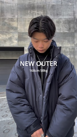 SINSSのダウンジャケット/コートを使ったひびさんのファッション動画