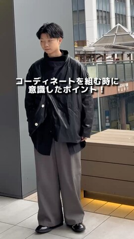 「アイテム（ピアス（片耳用））」を使った、ひびさん（メンズ・168cm・20代）の秋コーディネート