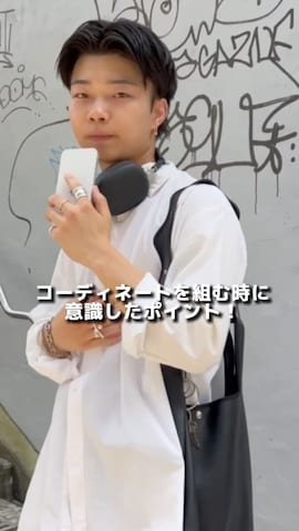 「アイテム（BB/CCクリーム）」を使った、ひびさん（メンズ・168cm）の秋コーディネート
