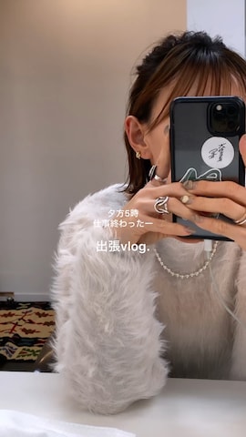 「アイテム（口紅/リップティント/グロス）」を使った、SIZUさん（レディース・156cm）の冬コーディネート