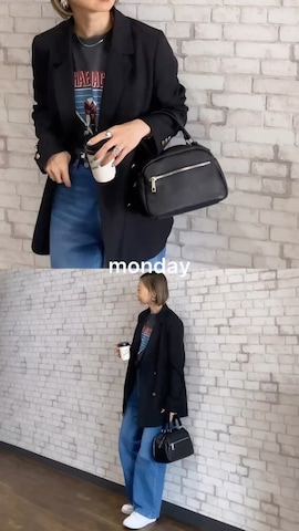 「GRL（グレイル）のアイテム（デニムジャケット）」を使った、SIZUさん（レディース・156cm）の春コーディネート