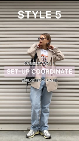 GLOBAL WORKのその他パンツを使ったSIZUさんのファッション動画-着回しに抜群のセットアップ🌟