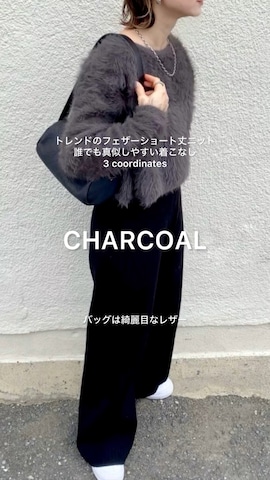 「GRL（グレイル）のアイテム（オールインワン・サロペット）」を使った、SIZUさん（レディース・156cm）の冬コーディネート